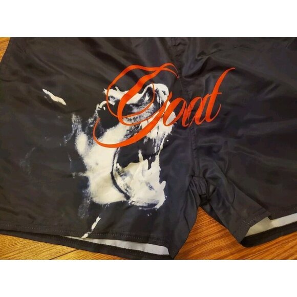 Nova Men Swim Trunks Mens Size XL Goat Bite Black Red Mesh Lining NWT - Picture 6 of 12